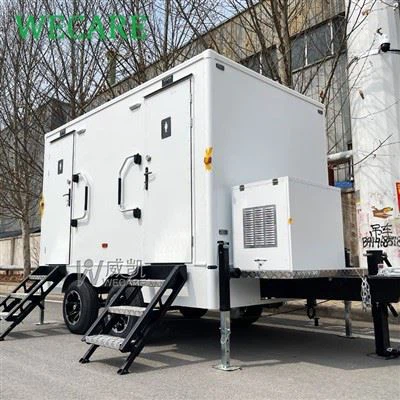 Mobilna prenosna stranišča ADA z dvema stojnicama